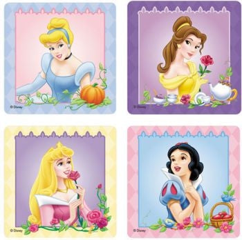 Disney Princess stickers - 25 large stickers per pack