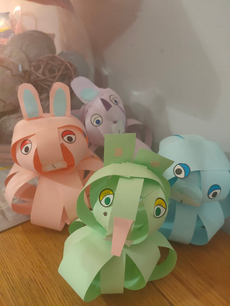 Easter paper animals