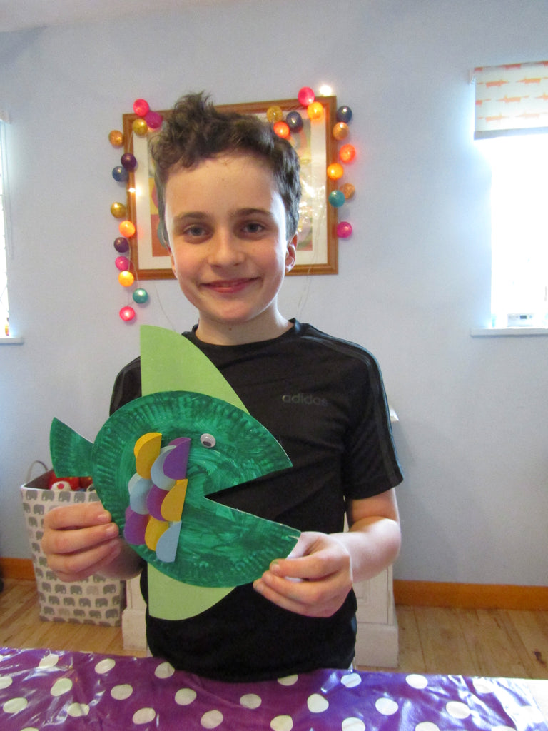 September's Craft Project - the paper plate fish