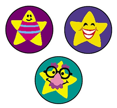Silly Stars spot stickers - 800 per pack