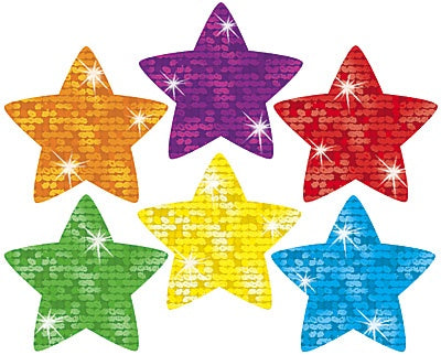Super Stars Sparkle Stickers - 180 stickers
