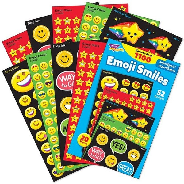 Emoji smiles stickers